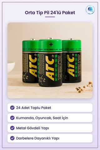 Orta Tip Pil 24 Adet Toplu Paket Kumanda Oyuncak Saat İçin Metal