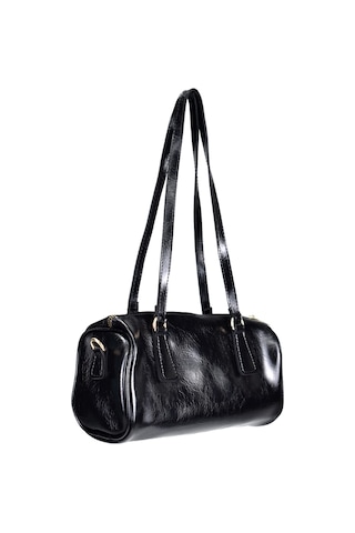 Kadın Silindir Baget El Ve Omuz Çantası Siyah Siyah