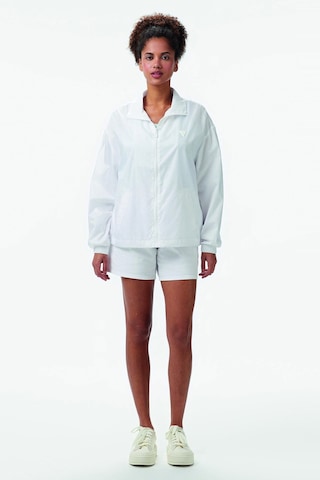 Guess 4g Logo Windbreaker Kadın Rüzgarlık Beyaz
