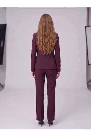 Prenses Kadın Blazer Takım Elbise Limited Edition bordo
