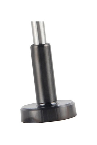 Pazly 2 Adet Yapışkanlı Kapı Durdurucu - Paslanmaz Çelik & Kauçuk Uçlu, Hidrolik Şok Emici Teknolojili, Küçük Boyutlu