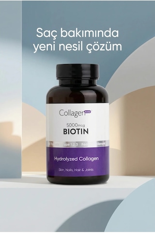 Collagen Forte Platinum Biotin 5000 MCG 60 Tablet