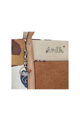 Anekke Alma Shopper Omuz Çantası 44 Cm Geniş Hacimli Şık Ve Dayanıklı Kadın Çantası Çok Renkli