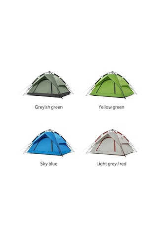 Naturehike 4 Kişilik Otomatik Kamp Çadırı Mavi
