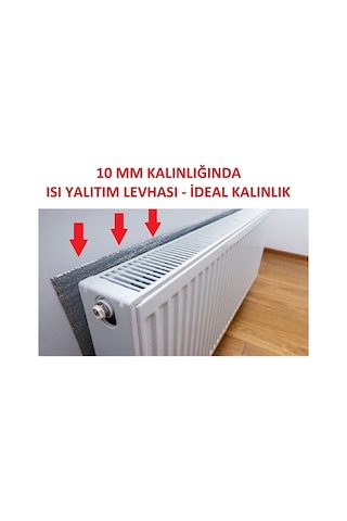 1 Adet Alüminyum Folyolu 50x100cm Radyatör İzolasyon Levhası