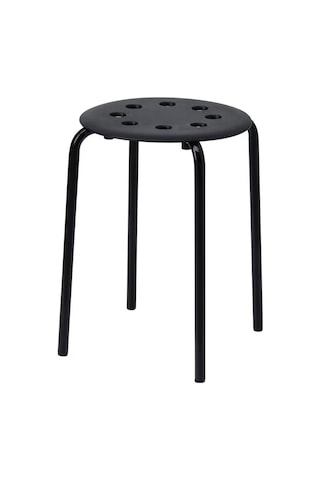 Ikea Marıus Tabure İkea, Siyah 45 Cm 60360928 409568386 Siyah