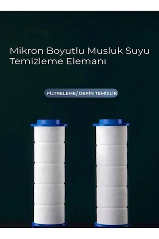 Truva Kireç Önleyici Özellikli Su Tasarruflu 2 Adet Yedek Filtrel Krom
