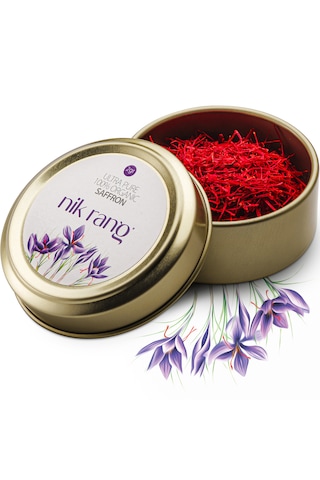 Nik Rang 2 Gr Premium %100 Saf İran Safranı Süper Negin Kalite 2 Gr Katkısız, Doğal Renk Ve Aroma