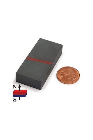 50 Adet 40X20X10 Köşeli Ferrit Kömür Seramik Magnet Mıknatıs