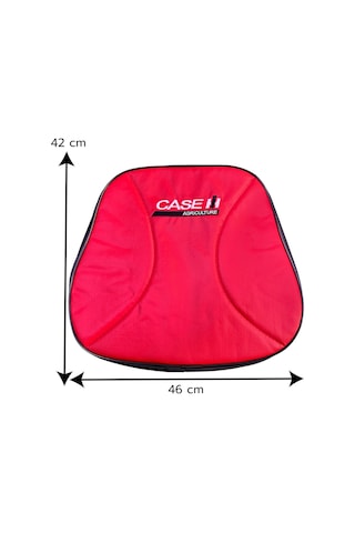 Case Ih Traktör Koltuk Kılıfı Kırmızı Süngerli Kabinli Tüm Modellere Uyumlu Kılıf