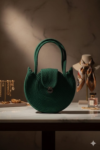 Loom Collection Kadın Kol Çantası Acı Yeşil