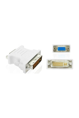 Dvi 24+5 Erkek To Vga Dişi Çevirici Dönüştürücü Adaptör (533632467)