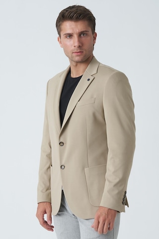 White Stone Belfast C4010 Slim Fit 6 Drop Ceket Bej-bej Bej