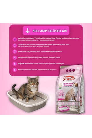 Kedi Kumu Pudra Kokulu 5 Lt - 2 Adet