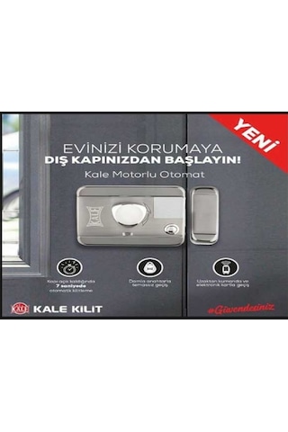Kale Motorlu Otomat 20 Adt Göstergeç Apartman Hırsızlıklarına Son Motorlu Otomat