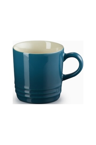 Le Creuset Seramik Cappuccino Kupası Lüks Ve Zarif Kupalar Koyu Turkuaz 11