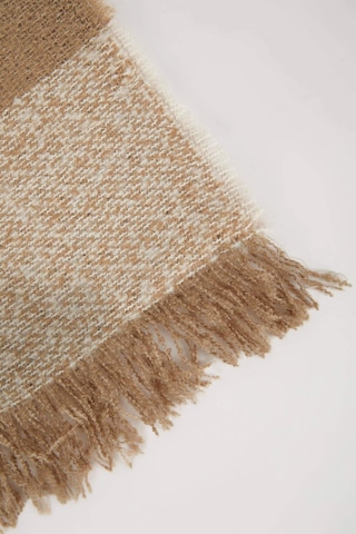 DeFacto Kadın Kareli Püsküllü Atkı A6639AX24WNBG123