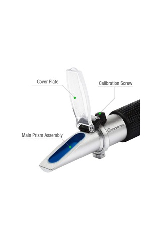 Bira Refraktometre Brix 0-32% 1.000-1 .130 Şeker Wort Atc El Aracı Hidrometre Konsantrasyon Alkollü İçecekler Test Cihazı Refraktometre