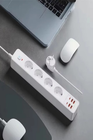Termal Akım Korumalı 4'lü Priz 4x Usb 2x Type-c Çıkışlı Grup Priz Çoğaltıcı 3500w 2 M