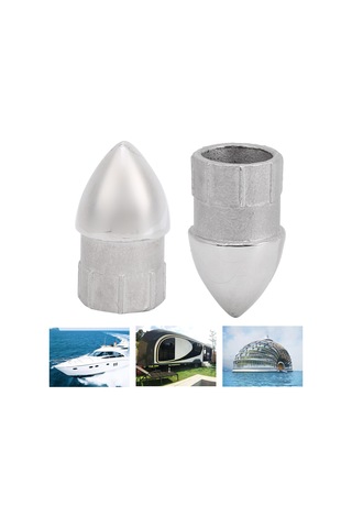 Lemestar 2 Adet 22mm 316 Paslanmaz Çelik Bot Boru Tıkanıklığı - Deniz Ortamında Korozyona Dayanıklı, Su Geçirmez, Kolay Kurulum