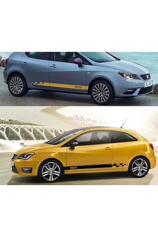 Seat Yazılı Yan Kapı Sticker Etiket Modeli