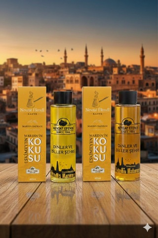 Nevzat Efendi Sarı Kolonya + Tütün Kolonyası Mardin Hatırası Özel Set 2 x 400 ML