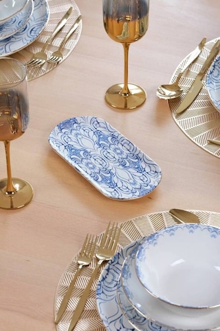 Asya Blue Cycle 32 Parça 6 Kişilik Seramik Kahvaltı Takımı Diğer