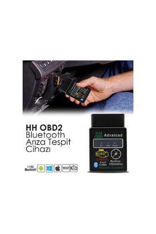 Tr Obd2 Araç Arıza Tespit Cihazı- Bluetooth Check-up Silme Cihazı Ios/android Uyumlu