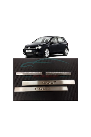 Volkswagen Golf 6 Kapı Eşiği Kromu Nikelajı