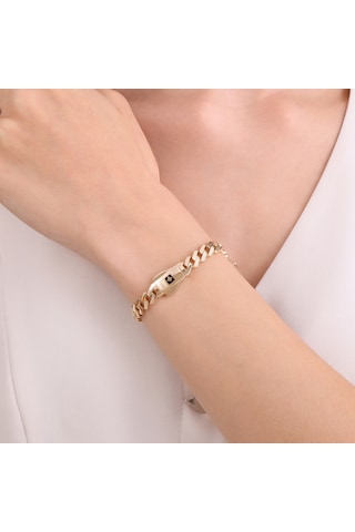 Altınbaş Altınbaş Golden Chain Bileklik Abl0383-y-24737-75mm Çok Renkli