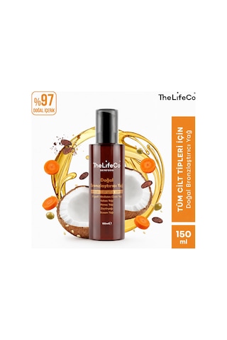 Thelifeco Skinfood Değerli Yağlar Serisi Doğal Bronzlaştırıcı Yağ 150 ML