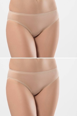 Türen Kadın Biyeli Dikişsiz 2'li Pamuklu Bikini Külot 001