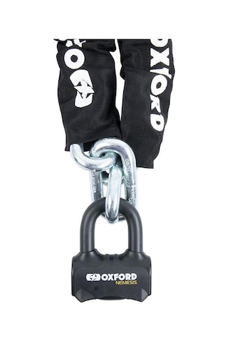Oxford Motosiklet Nemesis Zincir Kilit 16mmx1.2m Lk472