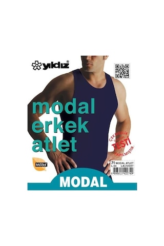 Yıldız Erkek Modal Atlet Renkli