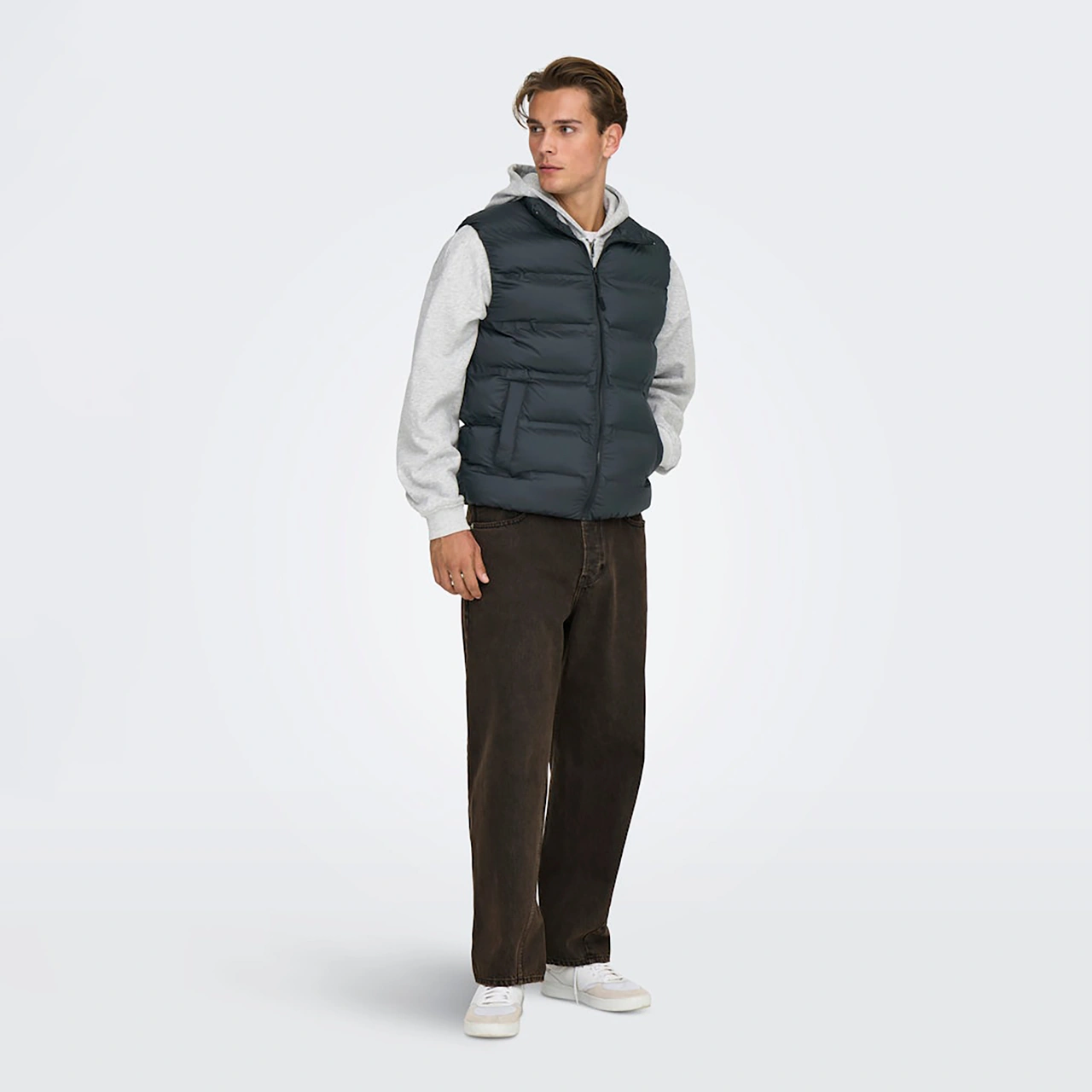 Only & Sons Union Seamless Life Erkek Siyah Yelek 22034830-b Siyah
