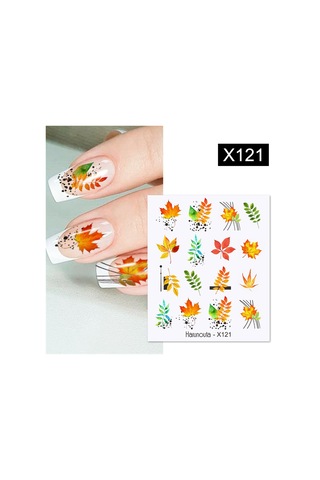 Su Transferli Nail Art Sticker X121 53013-21