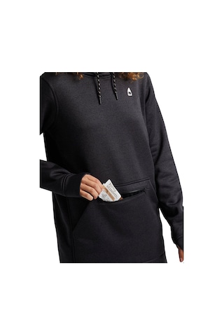 Burton Burton Oak Long Pullover Hoodie Kadın Siyah Sweatshirt 13572 Siyah
