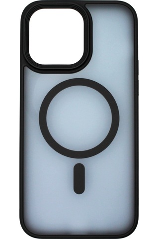 Apple Uyumlu iPhone 15 Pro Max Deep Kılıf Magsafe Şarj Destekli Kamera Korumalı Darbe Önleyici Kılıf Siyah