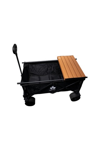 Seven Moose Katlanır Kamp Arabası Masa Aparatlı Büyük Boy, Frenli Ve Geniş Tekerlekli Taşıma Arabası, 100 Kg Kapasiteli