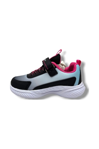 Ndrops 023-26 Anorak Anatomik Kız Çocuk Sneaker Siyah Fuşya 31-35 Siyah