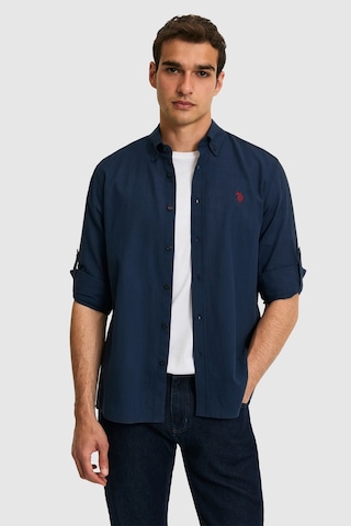U.s. Polo Assn. Erkek Lacivert Gömlek Basic 50324660-vr033