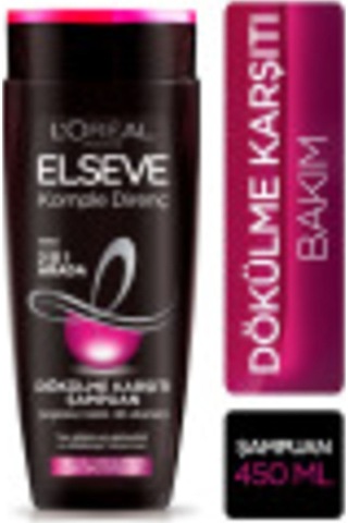 Elseve Komple Direnç Dökülme Karşıtı 2si1arada Şampuan 450ml 3 Adet