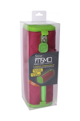 Serve Pembe Prismo Kare Kalem Kutusu