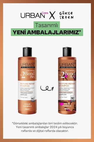 Urban Care No.2 Bond Plex Yıpranma Karşıtı Bakım Şampuanı 350 ML