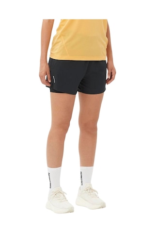 Salomon Salomon Shkout Core 2in1 Shts 4 Kadın Siyah Koşu Şortu 27180 Siyah