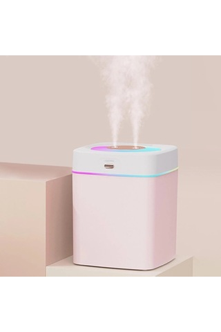 Divex Renkli Işıklı Çift Püskürtmeli Hava Nemlendirici 3l Humidifier H-18