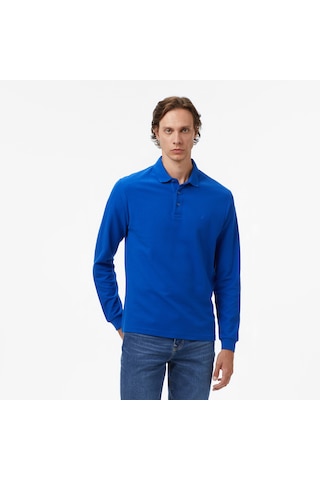 Nautica Classic Fit Uzun Kollu Polo Yaka Erkek Mavi T-shirt 026 K57351t Mavi