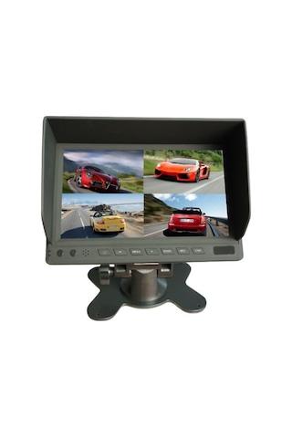 Okul Servis Yönetmeliğine Uygun Sesli Kayıt Özellikli 7 İnç Dijital Tft Led Ips Panel Ekran Monitör 1024xrgbx600 Çözünürlük Hybrid 4 Kanal Bağımsız Kayıt