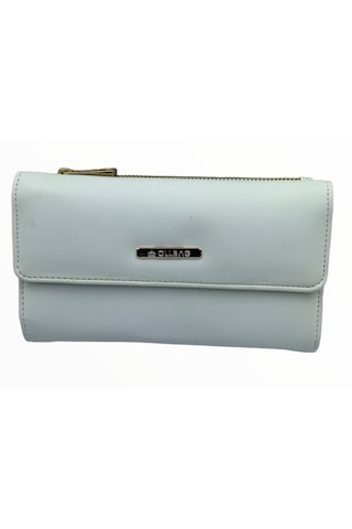 Ollbag Ol-1073 Büyük Boy Kadın Cüzdan Beyaz