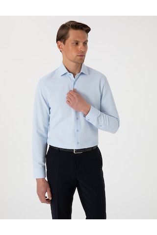 Pierre Cardin Erkek Açık Mavi Gömlek Desenli 50307108-vr003 Açik Mavi